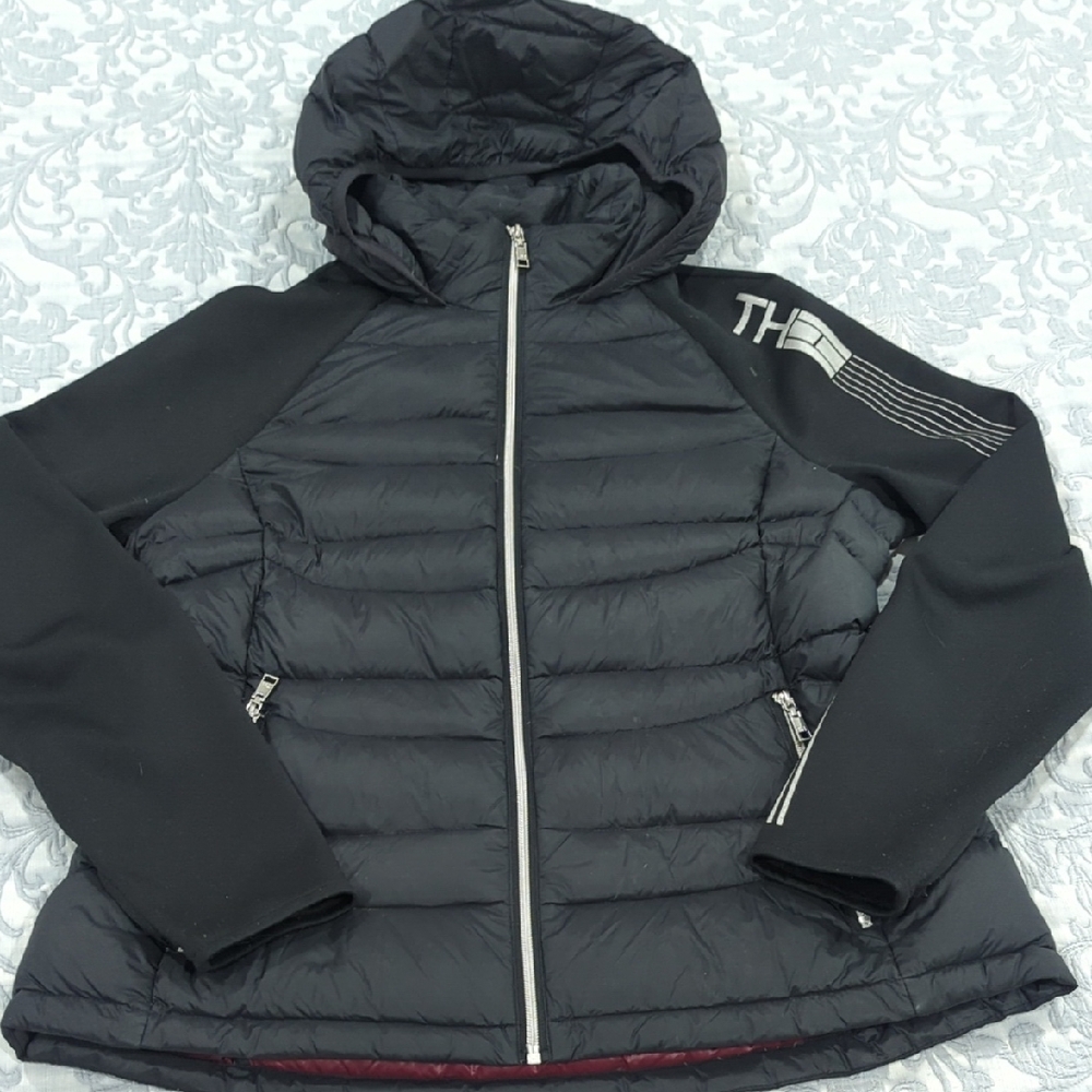 Black Hooded Puffer Jacket